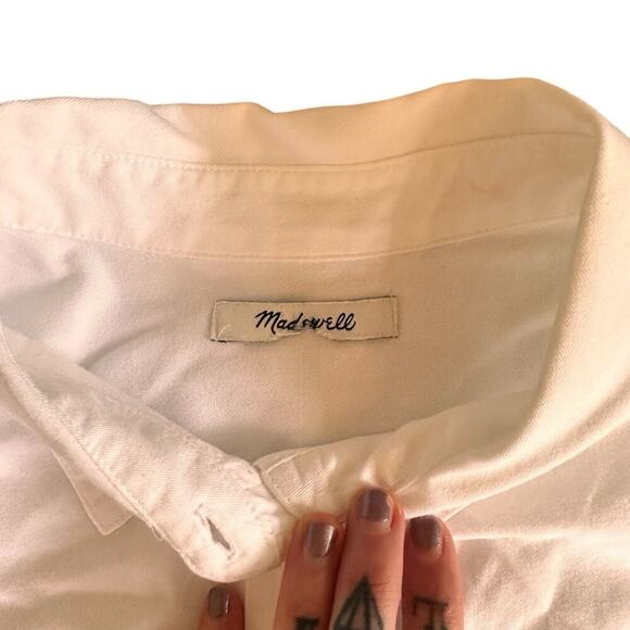 2 for $15 😍 Madewell White Button Down Shirt – Size M – EUC - Picture 2 of 5